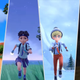 Four different player characters in Pokémon Scarlet and Violet, two black, one white, one Japanese.